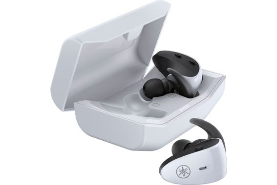 Yamaha TW-ES5A WH IPX7 True Wireless Sports Earbuds White image 1