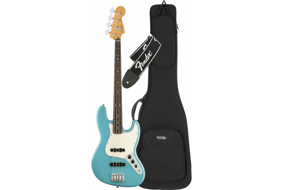 Fender Player II Jazz Bass RW Aquatone Blue Set image 1