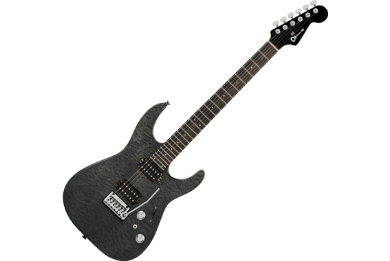 Charvel Pro-Mod Plus Dinky DK24 HH 2PT E Quilt Maple Midnight Ocean image 1
