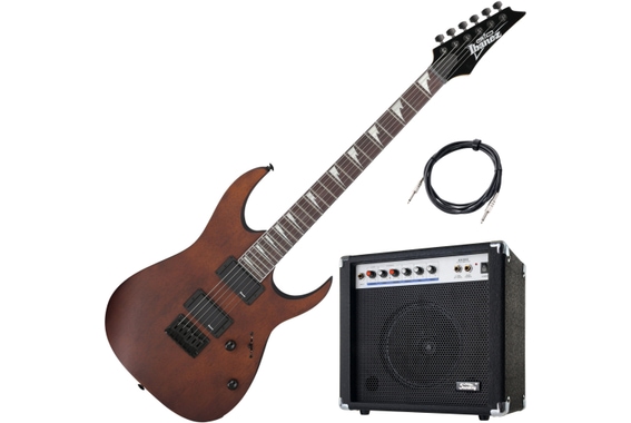Ibanez GRG121DX-WNF E-Gitarre AK20G Set image 1