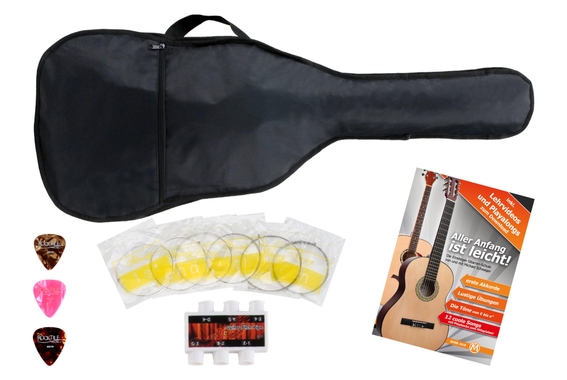 Classic Cantabile 5-piece accessory set for 1/2 Classical Guitar image 1