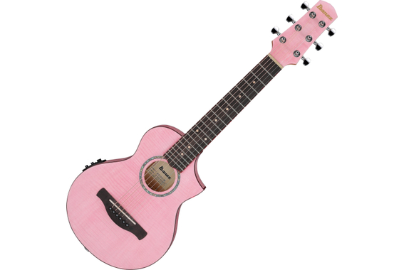 Ibanez EWP17M2E-SMO Piccolo Gitaar Strawberry Milk Open Pore image 1