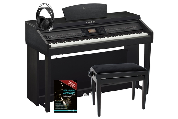 Yamaha CVP-701 B Clavinova Digitalpiano Schwarz Matt SET inkl. Bank + Kopfhörer + Klavierschule image 1