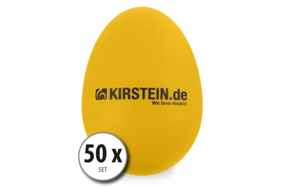 50x Kirstein ES-10Y egg shaker jaune heavy set image 1
