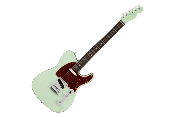 Fender America Ultra Luxe Telecaster RW Surf Green image 1