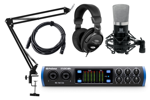 PreSonus Studio 68c 4.4 Audiointerface Podcast Set image 1
