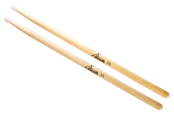 XDrum Drum Sticks 5A nylon tip image 1