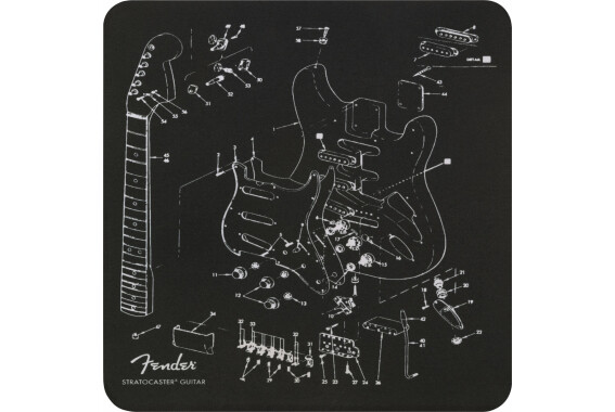 Fender Mousepad Exploded Strat image 1