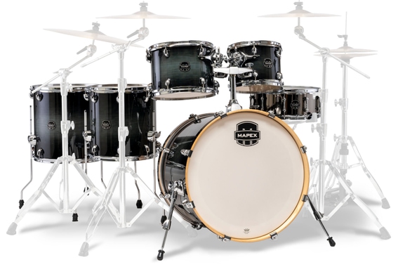 Mapex Armory Stage+ Shell Set Black Onyx Burst image 1