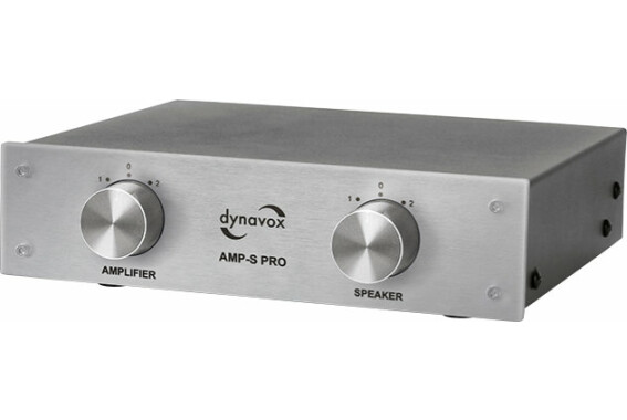 Dynavox AMP-S Pro Verstärker/Boxen-Umschalter silber  - Retoure (Zustand: sehr gut) image 1