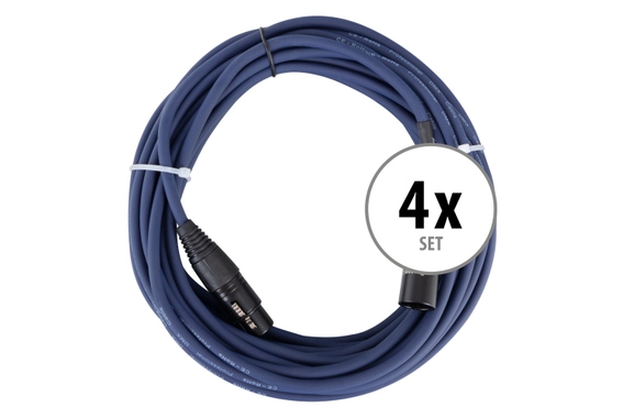 Pronomic Stage DMX3-10 câble DMX 10 m, lot de 4 image 1