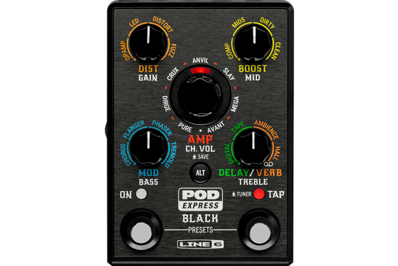 Line6 POD Express Black  - 1A Showroom Modell (Zustand: wie neu, in OVP) image 1