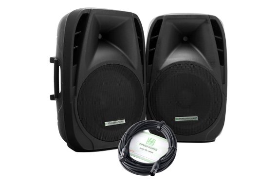 Pronomic PH15A active speakers MP3/Bluetooth 200/350 watt pair image 1