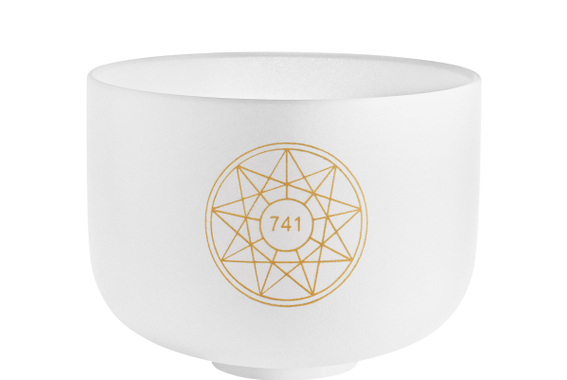 Meinl Sonic Energy SOLCSB10-741 Solfeggio Kristallen Klankschaal 10" F#4/Sol/741 Hz image 1