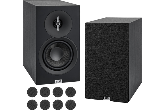 ELAC Debut B5.3 Enceintes Bibliothèque Noires Paire Set Oehlbach image 1