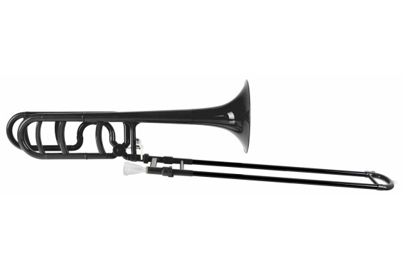 Classic Cantabile MardiBrass Kunststoff Bb/F-Quartposaune schwarz  - Retoure (Zustand: sehr gut) image 1