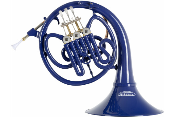 Classic Cantabile WH-30BL MardiBrass Kunststoff Bb-Waldhorn Blau image 1