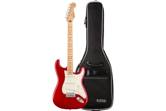 Fender Player Stratocaster MN Candy Apple Red Gigbag Set image 1