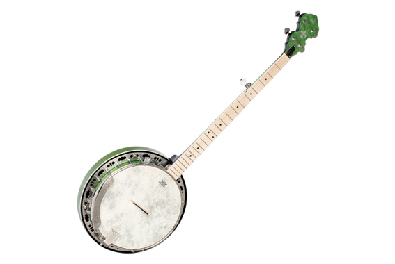 Ortega OBJE400TGR 5-String Banjo Transparent Green  - 1A Showroom Modell (Zustand: wie neu, in OVP) image 1