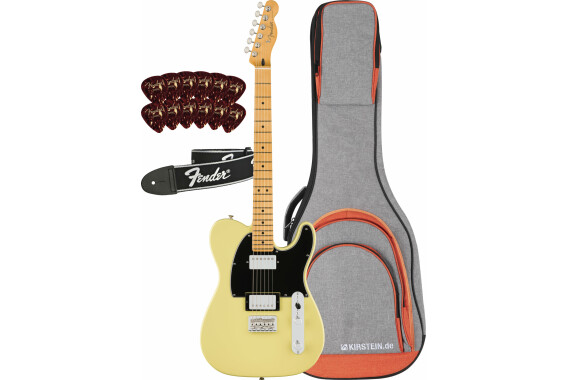 Fender Player II Telecaster HH MN Hialeah Yellow Set image 1