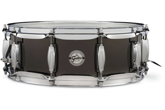 Gretsch Full Range Series Black Nickel over Steel Snare Drum 14"x5" image 1