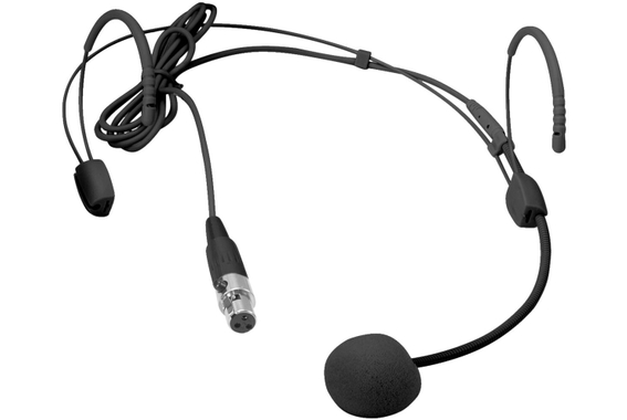 Omnitronic UHF-600 Micrófono De Diadema, Negro image 1