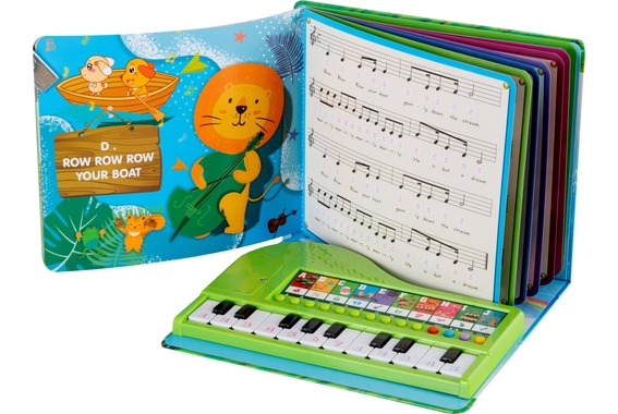 FunKey Libro musicale con tastiera illuminata image 1