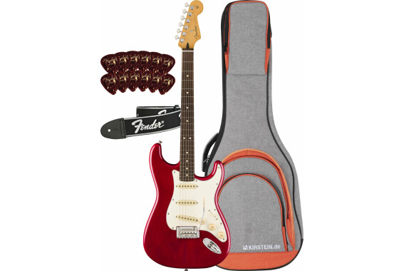 Fender Player II Stratocaster RW Transparent Cherry Burst Set image 1