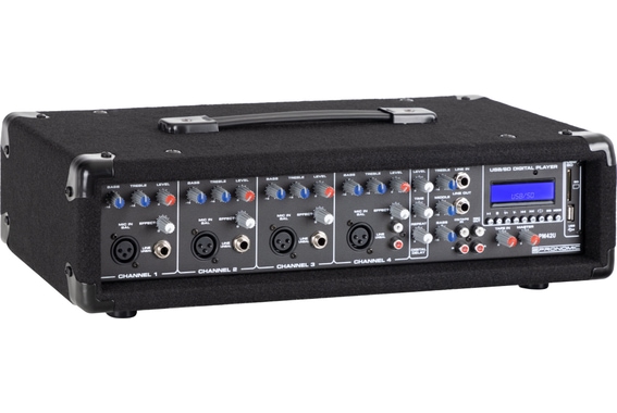 Pronomic PM42U MKII MP3 Power Mixer image 1
