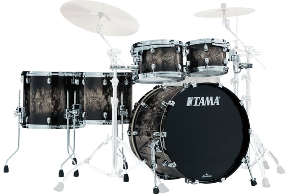 Tama WBS52RZS-MPB Starclassic Walnut/Birch Shellkit Molten Platinum Burst image 1