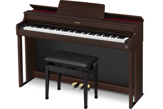 Casio AP-300 BN Digitalpiano Braun CB-30 Set image 1