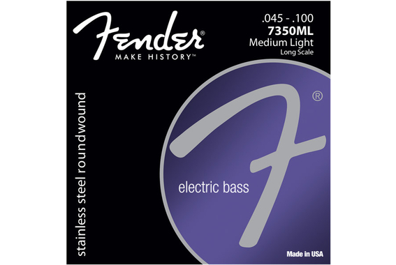 Fender SubSonic 7350ML Stainless Steel Bass Saiten 045-100 image 1