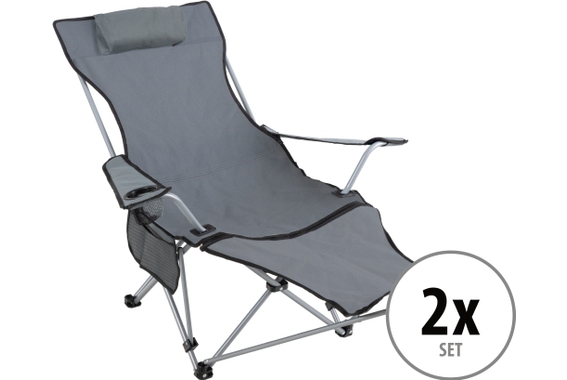 Stagecaptain CSF-600 MKII Nick Sedia da Campeggio con Poggiapiedi Set da 2 image 1