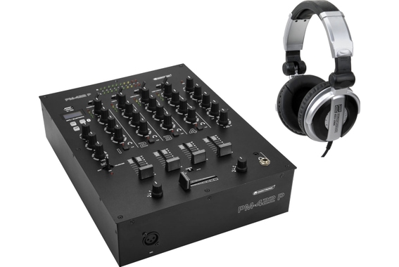 Omnitronic PM-422P DJ Mixer mit Bluetooth & MP3-Player Set image 1