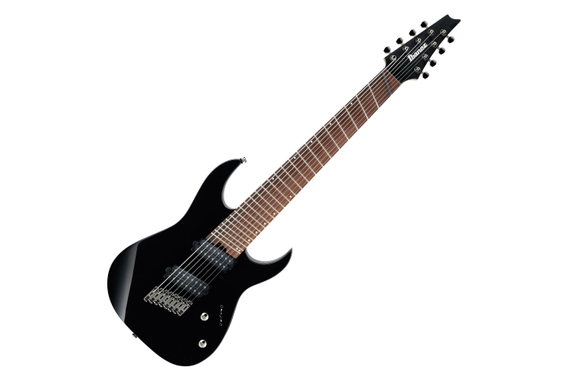 Ibanez RGMS8-BK E-Gitarre Black  - Retoure (Zustand: sehr gut) image 1