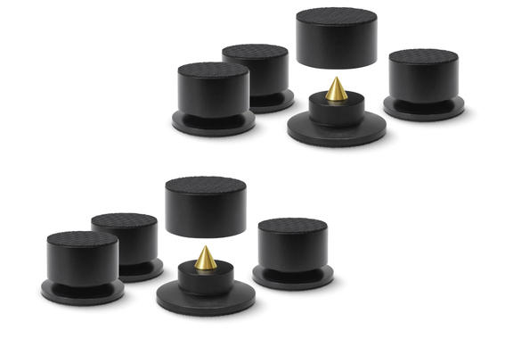 Dynavox BA-4 Assorbitori Highend Set Da 8 Nero image 1