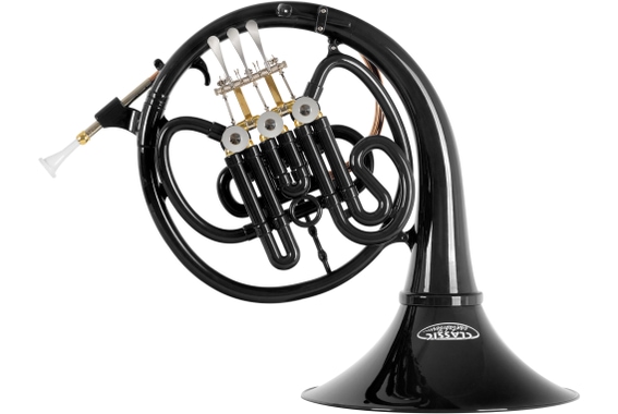 Classic Cantabile WH-30BK MardiBrass Kunststoff Bb-Waldhorn Schwarz  - Retoure (Zustand: sehr gut) image 1