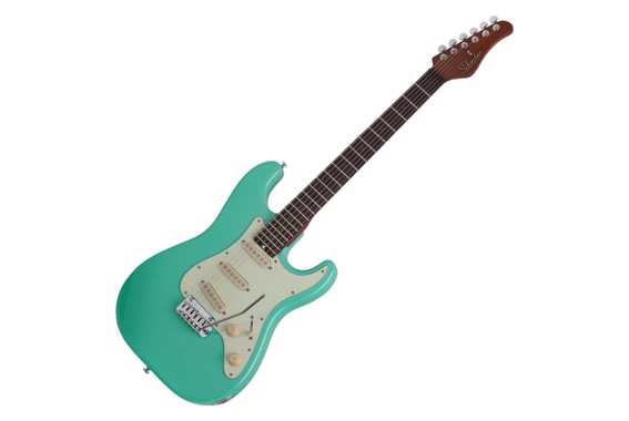 Schecter Nick Johnston Traditional SSS Atomic Green image 1