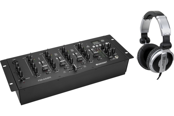 Omnitronic PM-444Pi DJ Mixer Set image 1