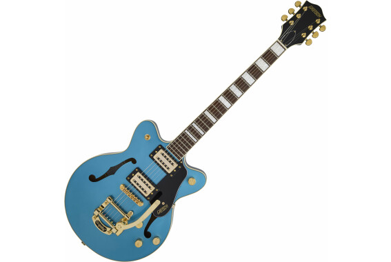 Gretsch G2655TG Streamliner Center Block Jr. Double-Cut with Bigsby LTD Riviera Blue image 1