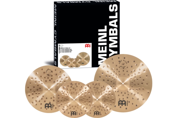 Meinl Pure Alloy Extra Hammered Complete Cymbal Set image 1