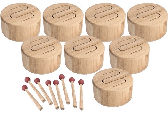 Voggenreiter Sleuf-Trommel voor Kinderen - Set van 8 image 1