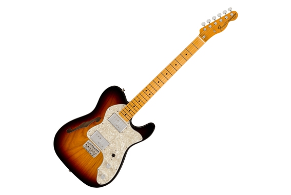 Fender American Vintage II 1972 Telecaster Thinline 3-Color Sunburst  - 1A Showroom Modell (Zustand: wie neu, in OVP) image 1