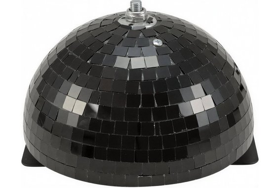 Eurolite Halve Spiegelbol 20 cm Zwart Gemotoriseerd image 1