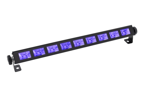 Showlite UL-9 Zwarte LED UV-lichtbalk Lampen 9 LED's image 1
