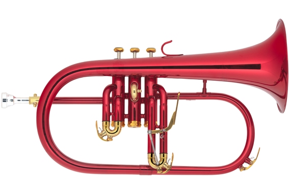 Lechgold FH-60AR Anima rossa Bb-Flügelhorn rot  - Retoure (Zustand: sehr gut) image 1