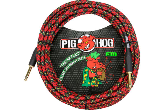 Pig Hog "Tartan Plaid" Câble Instrument 6m image 1