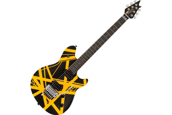 EVH Wolfgang Special Striped Series Black Yellow image 1