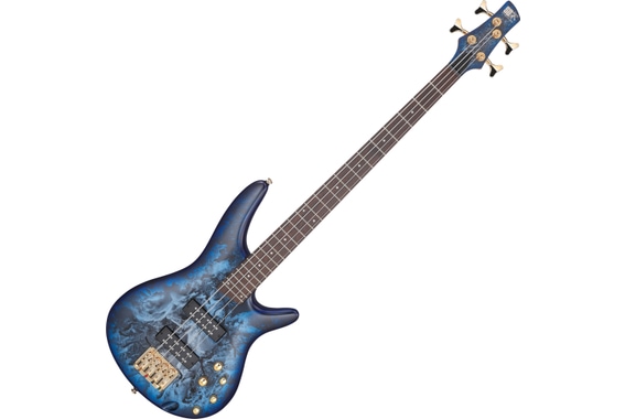 Ibanez SR300EDX-CZM E-Bass Cosmic Blue Frozen Matte image 1