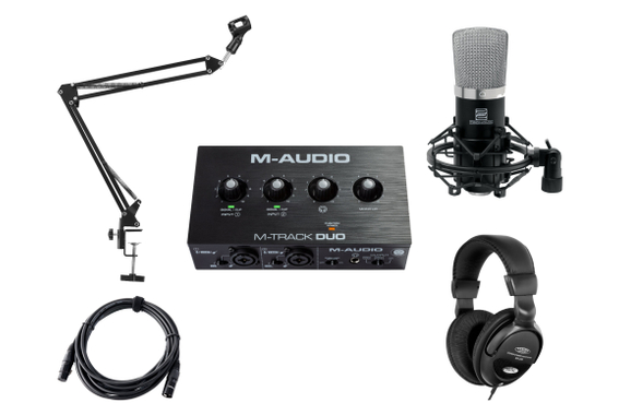 M-Audio M-Track Duo Podcast Set image 1